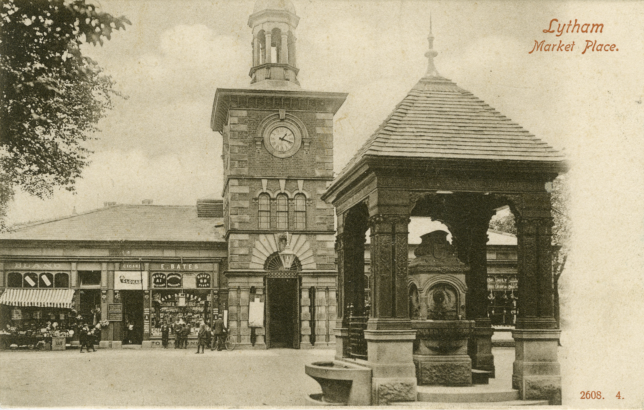 Clifton Memorial Fountain,  Market Square c. 1904