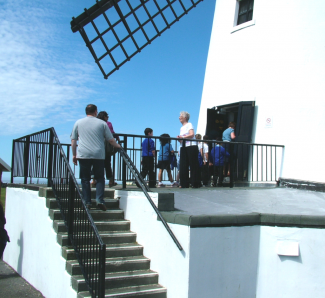 Windmill entrance